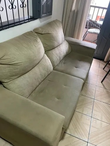 Sofá Retrátil Reclinável Sued