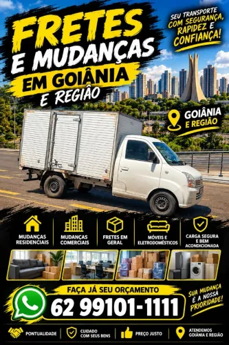 MUDANÇAS E FRETES - GOIÂNIA E REGIÃO