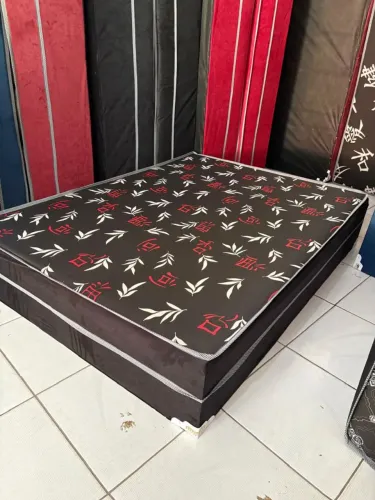  Cama box casal nova mola ensacada 20 cm de espuma 