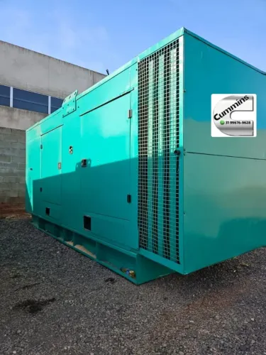 Gerador Energia 500 KVA cabinado e silenciado