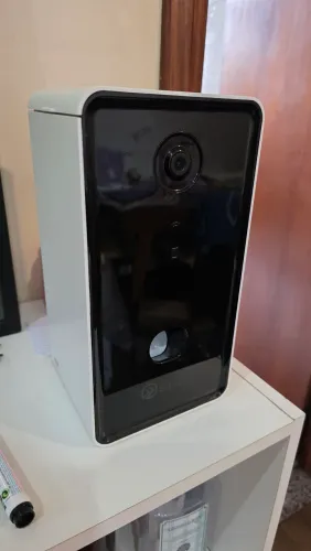 Petisco e câmera Alexa pet smart Kabum
