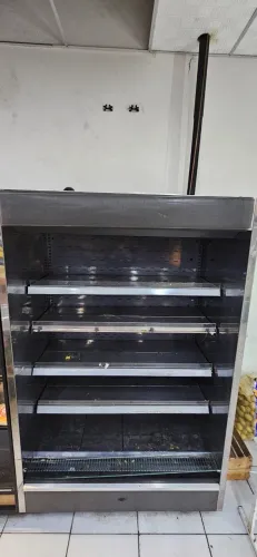 Expositor refrigerado vertical aberto