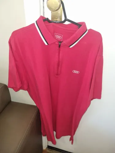 Camiseta Original Audi Collection Vermelha Tamanho GG