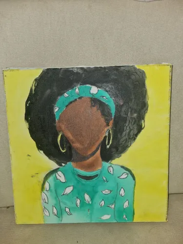 Quadro Negritudes- Faces negra