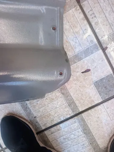Telhas cerâmicas cinza