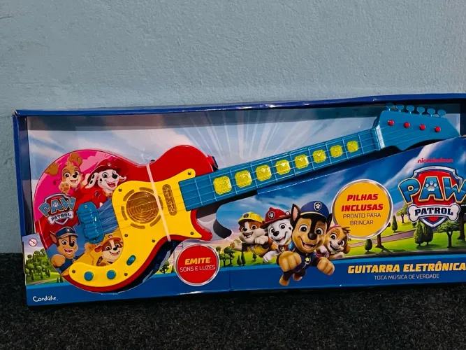 Guitarra infantil patrulha  canina 
