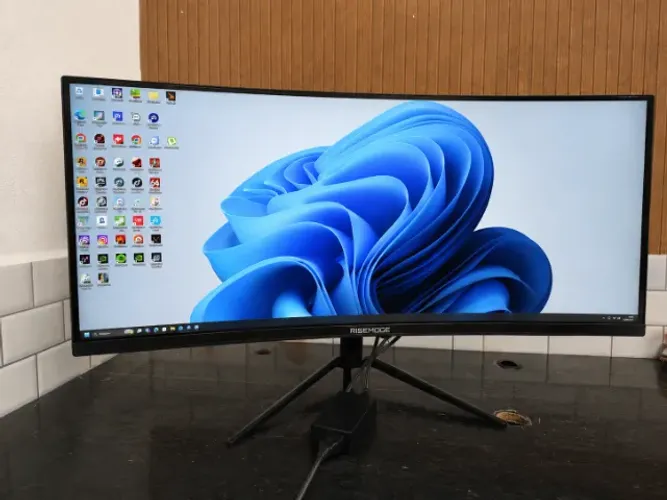 Monitor 34 Ultrawide Curvo Risemode lacrado na caixa
