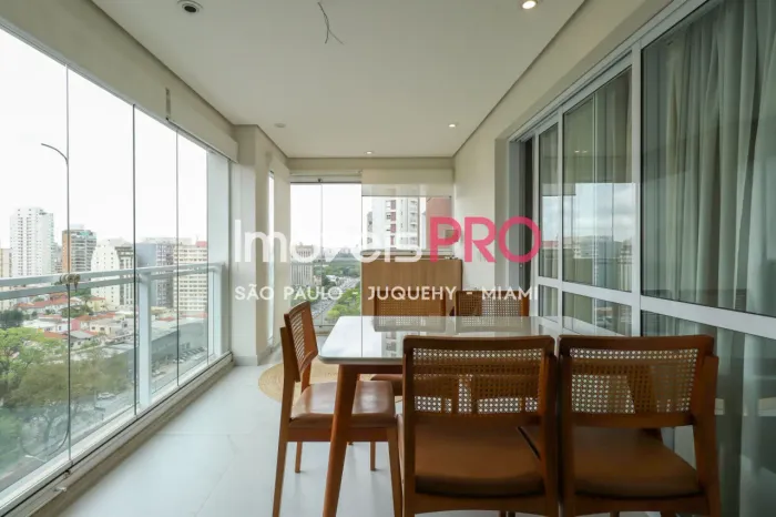 Apartamento de luxo para alugar ? 1 suíte com vista deslumbrante, próximo ao Parque Ibirap