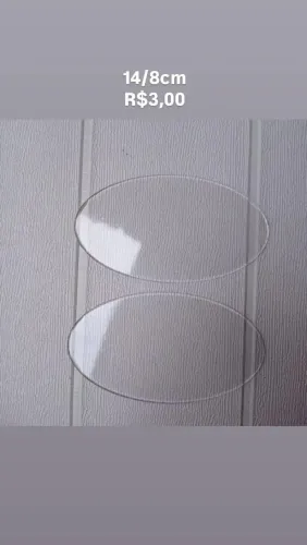 2 Bases Acrílicas 14/8 cm