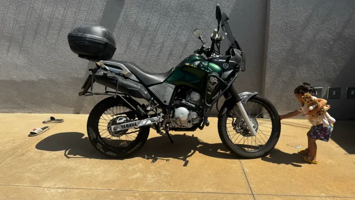 Yamaha XTZ250 Tenere Verde - BAIXA KM (Leia tudo)