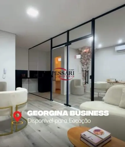 Sala mobiliada para locação no Georgina Business Park - Bairro Vivendas zona sul.