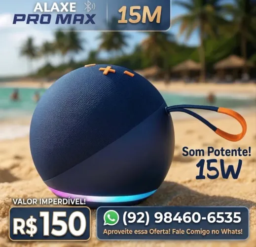 Caixa de som Alaxe Pro Max