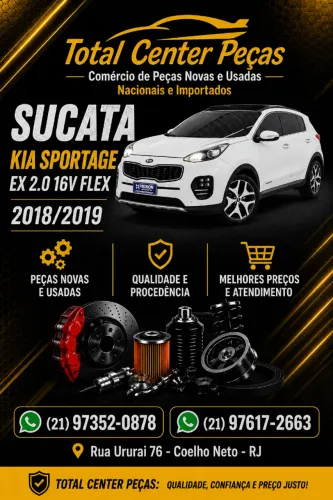 PEÇAS SUCATA KIA SPORTAGE 2018/2019