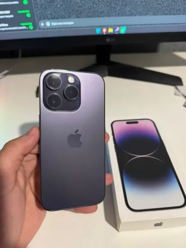 iPhone 14 Pro 128GB Roxo - Impecável - Bateria: 86%