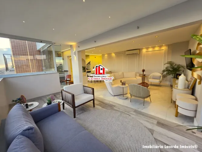 ApartamentoMundi Resort, Cobertura 100% Mobiliada, 3 vagas, Vista incrivel Por do Sol