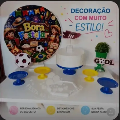 Mini festa na mesa
