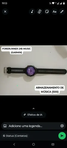 Relógio GARMIN FORERUNNER 245 MUSIC