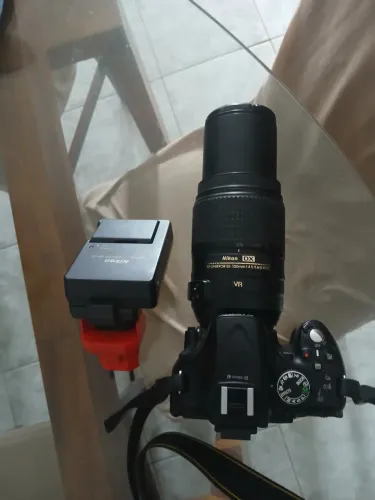 Camera nikon 5200 lente 55-300