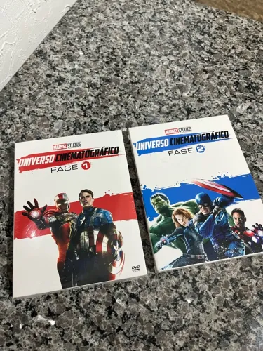Kit Box DVD Marvel Universo Cinematográfico Fase 1 e 2?