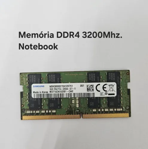 Memória DDR4 16GB 3200Mhz - Notebook