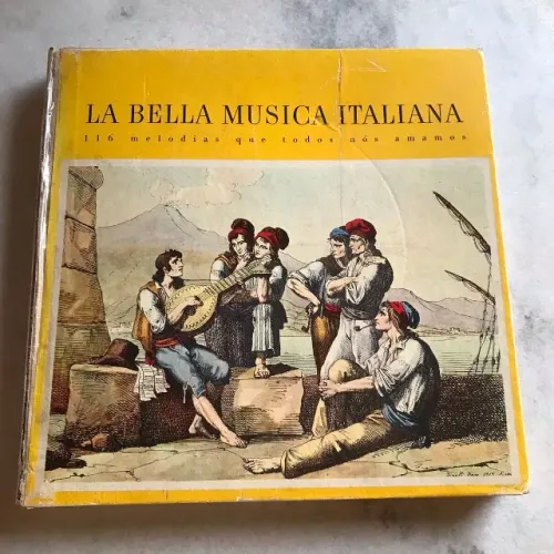 box com 10 lps - la bella musica italiana 10 discos 1966