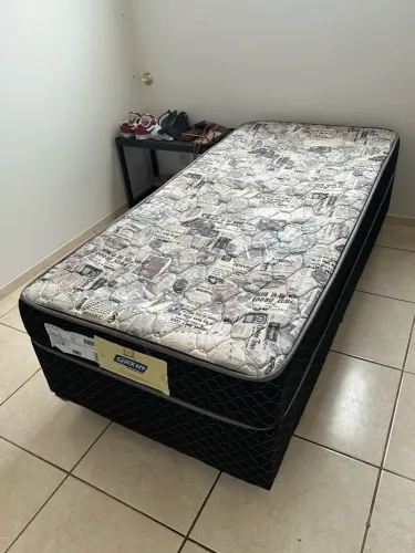 Cama BOX de solteiro conjugada
