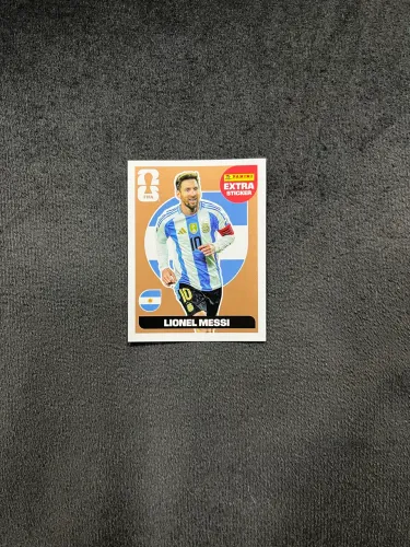FIGURINHA EXTRA MESSI - BRONZE LEGEND OFICIAL PANINI