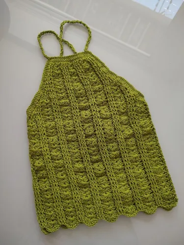 Blusa Crochê pistache 