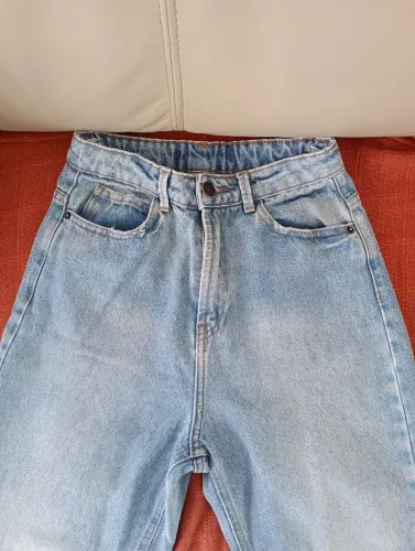 Calça Mom Blue Steel tamanho 36