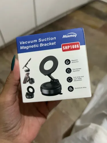 Suporte Magnético Maxmay Para Celular Universal Com Ventosa Multiuso