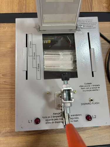 Máquina gravadora de carimbo flash