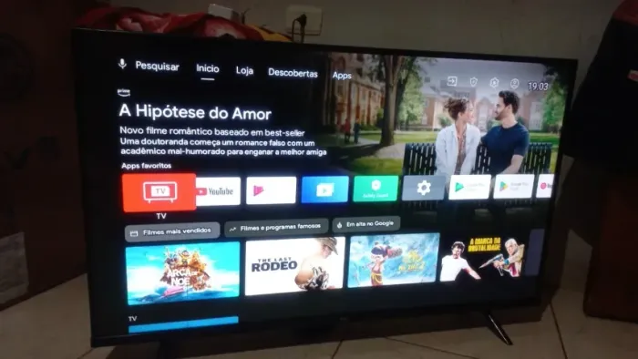 TV TCL 43' POLEGADAS. APENAS 1 LINHA.