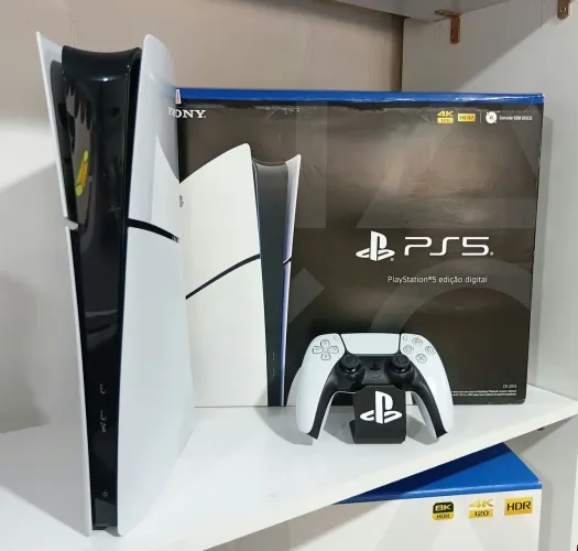 Playstation 5 SLIM DIGITAL 1TB. Semi novo. Garantia 3 meses aqui na LOJA FABGAMES