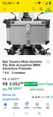 Baú alumínio
