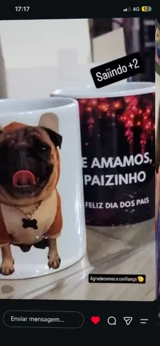 Caneca personalizada para presente