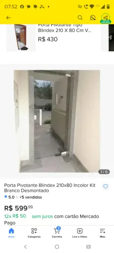 2 janela 2 persiana, e uma porta bivolta, vendo separado ou o kit todo
