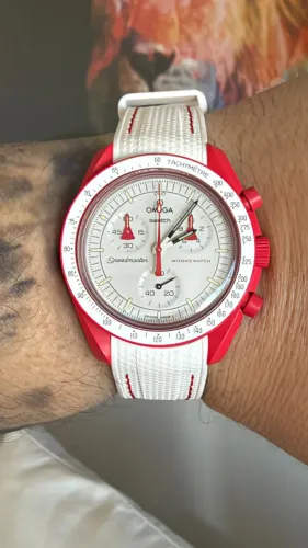 Omega x Swatch MoonSwatch Mission to Mars - Full Set + Pulseira Extra