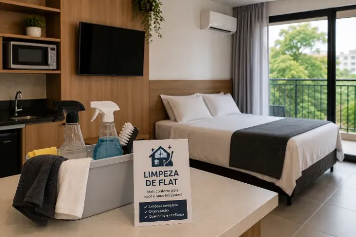 Limpeza de flat e faxinas