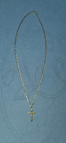 VENDO CORRENTE DE OURO 60 CM MACIÇA COM PINGENTE