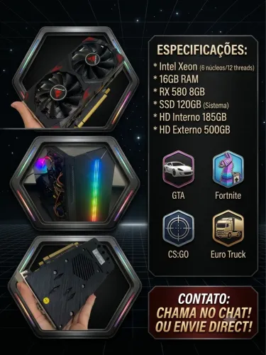 Vendo ou troco pc gamer