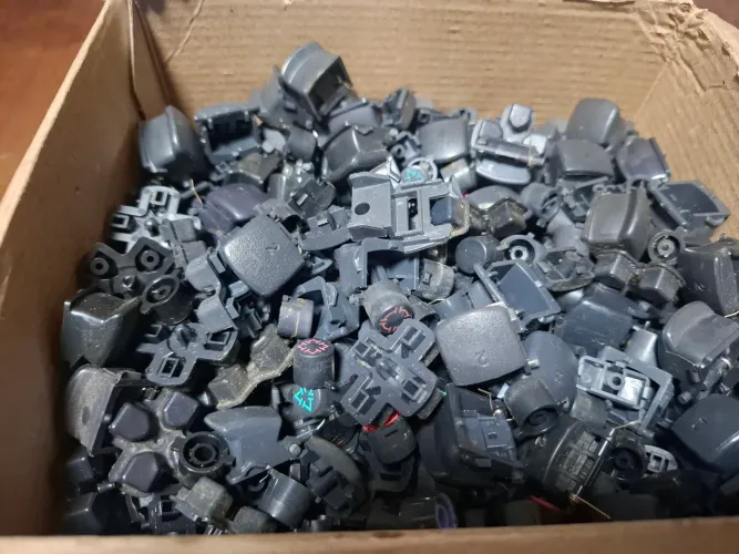 Lote de botões para controle PS3 PS2