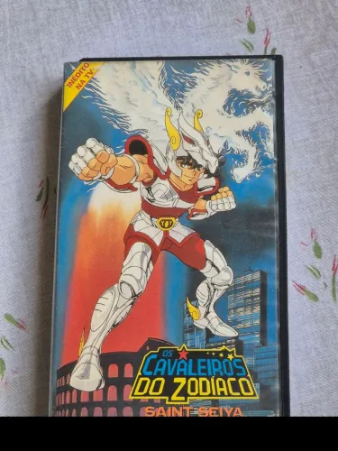 Fita VHS Cavaleiros do Zodíaco 