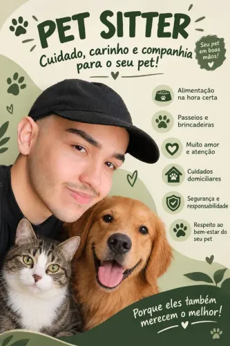 PET SITTER EM JOÃO PESSOA: AMOR, CARINHO E CUIDADO PARA O SEU PET!