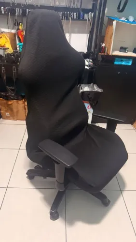 Cadeira Gamer Reclinável Retrátil DXRacer Vermelha e preta