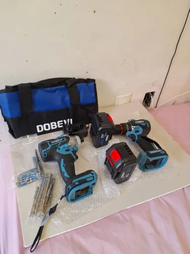 Kit dobevi furadeira e parafusadeira de impacto