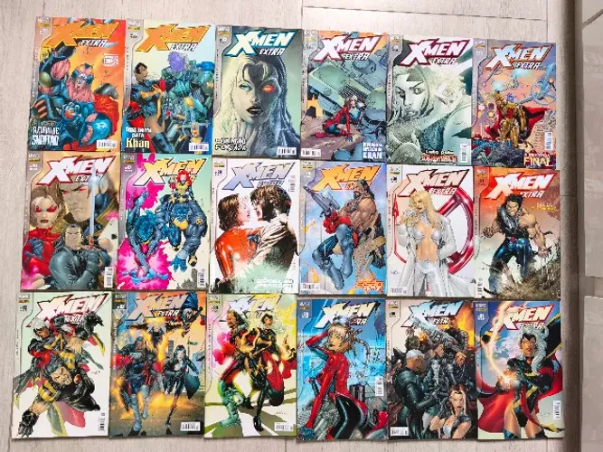 Lote 2 HQs X-Treme X-Men (Xmen Extra) 20 a 37 Panini. Ótimo estado