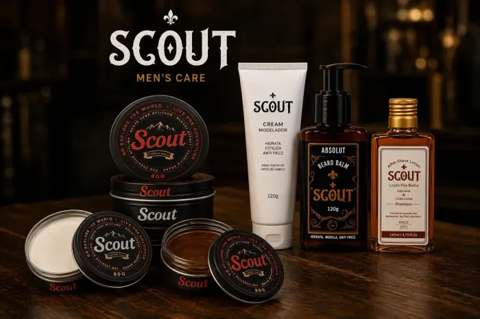 Linha Scout Original | Produtos para Cabelo e Barba
