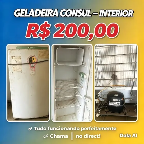 Geladeira Consul / Funcionando !!!
