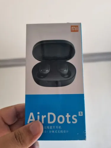 Fone Bluetooth AirDots S com Case de Carregamento e Caixa