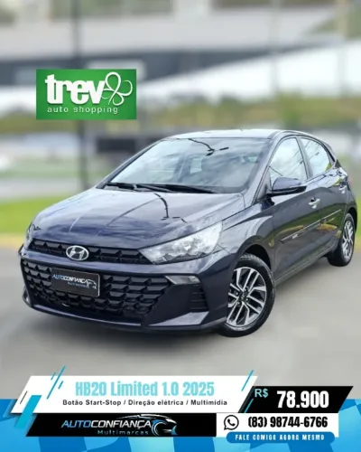 Hyundai HB20 Limited Plus1.0 Flex 12V Mec. 2025